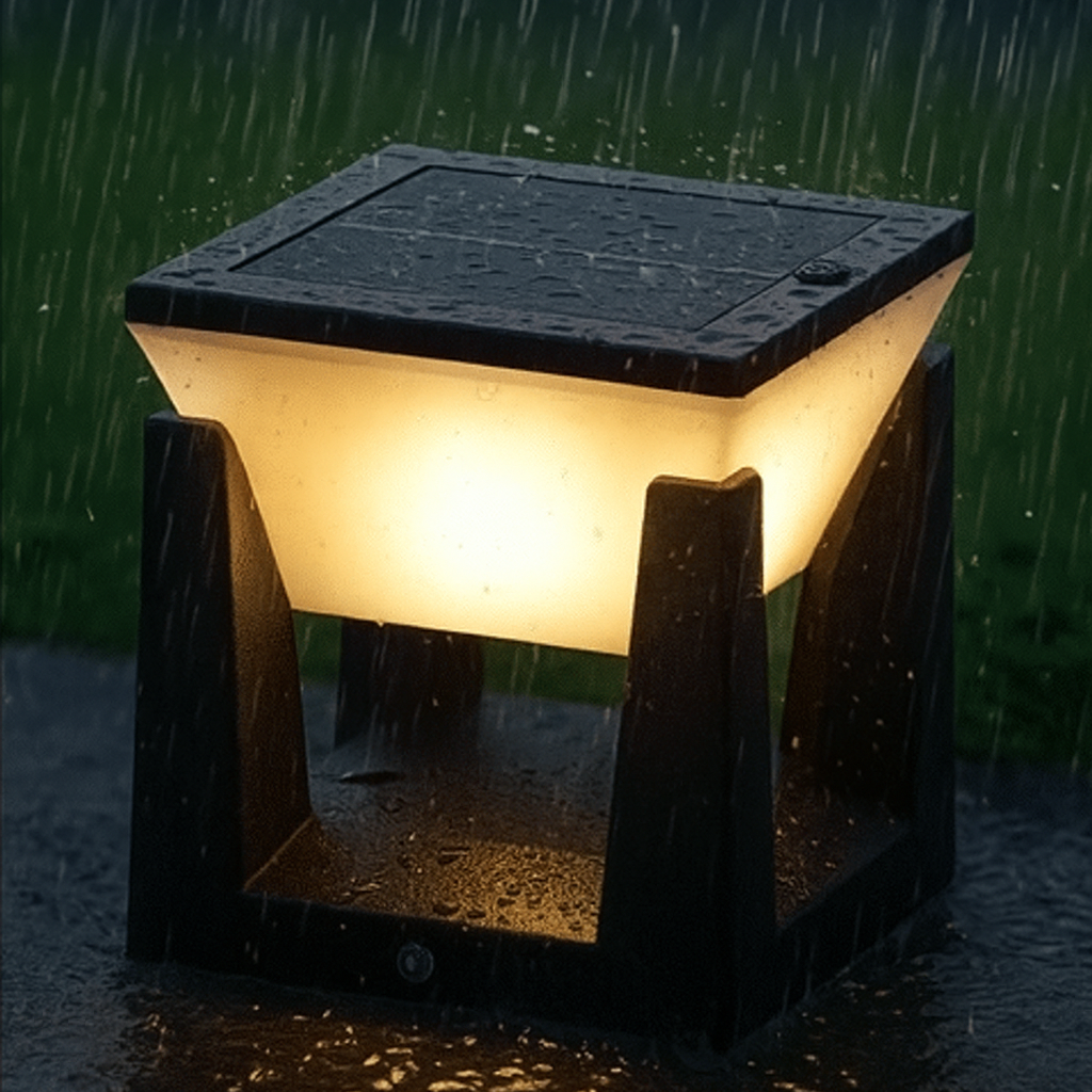 LumaPostβ’ β Solar LED Buitenlamp voor Tuin & Hek
