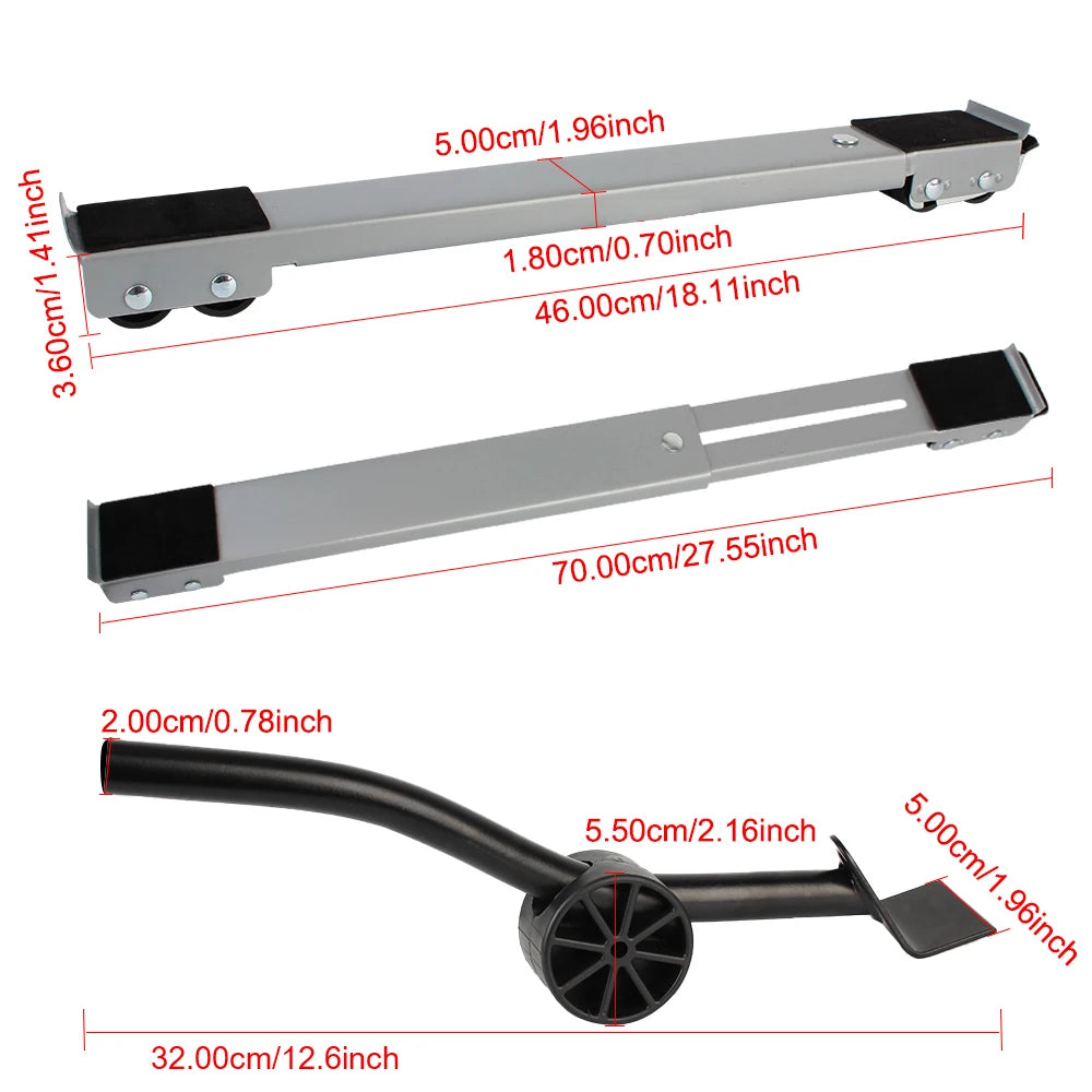 RollaBase™ – Verstelbare Mobiele Machinebasis