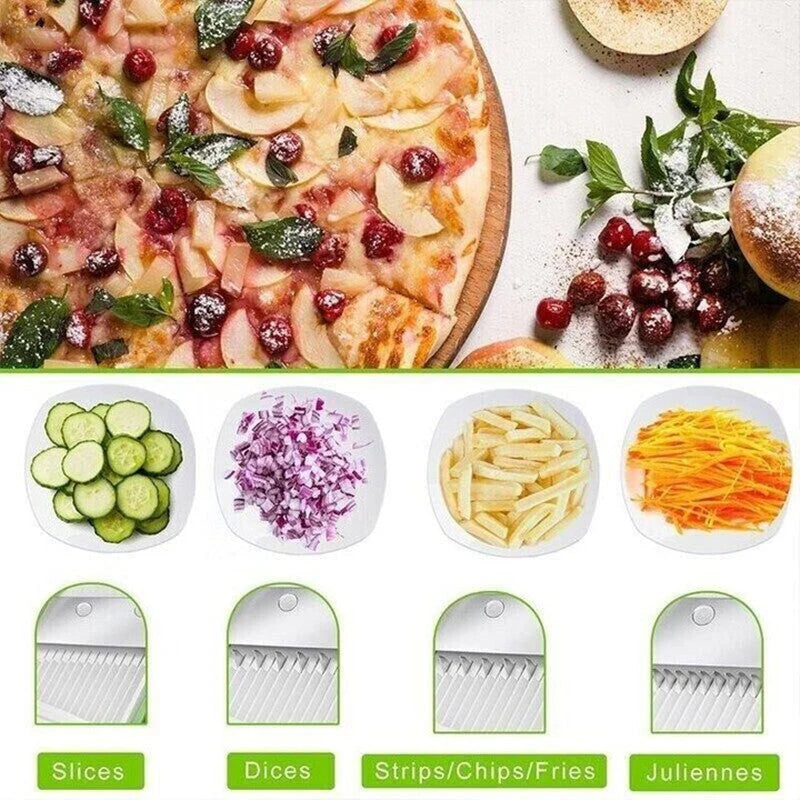 SliceMate™ – 5-in-1 Multifunctionele Groentesnijder
